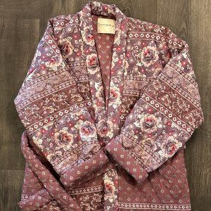 Quilted Kimono-Style Jacket